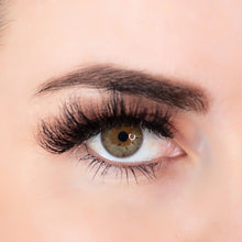 Load image into Gallery viewer, Zena Lashes. Strip 3D mink lashes for a full enhancement.
